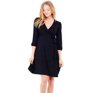 Ingrid & Isabel Maternity 3/4 Sleeve Wrap Dress